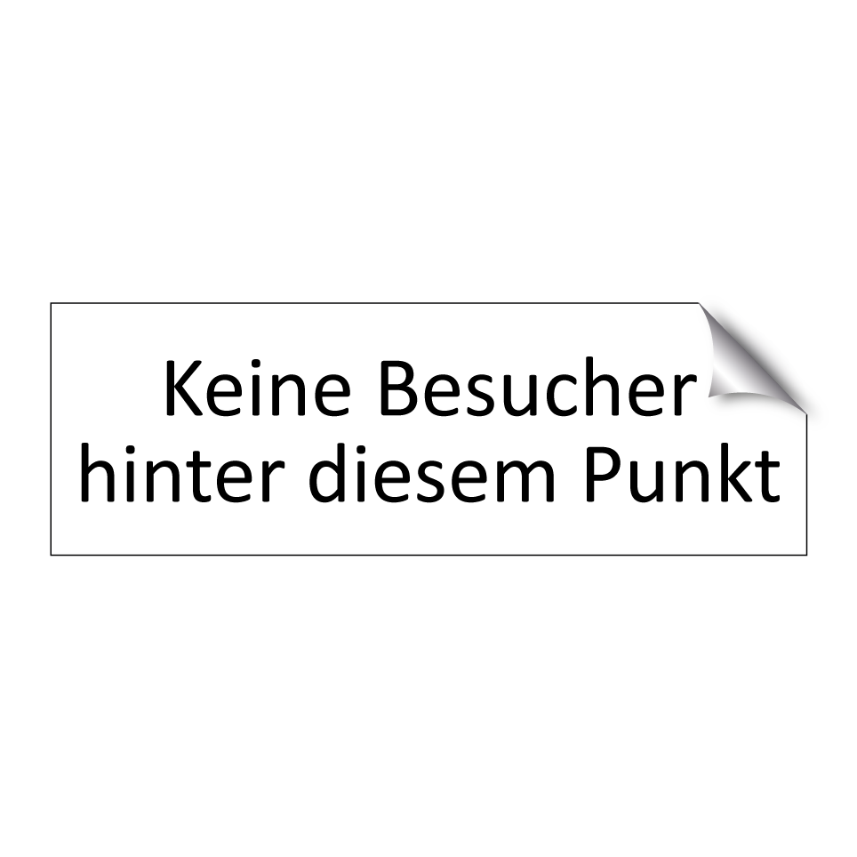 Keine Besucher hinter diesem Punkt