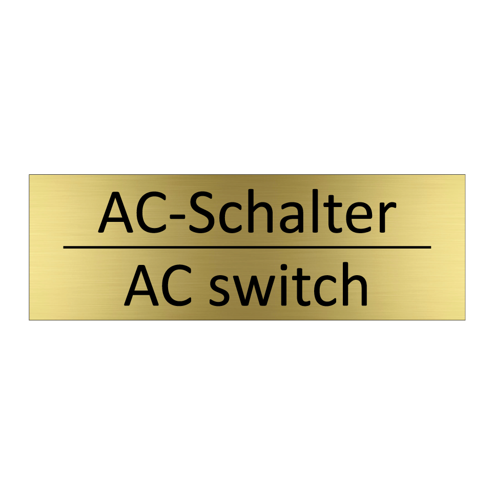 AC-Schalter - AC switch