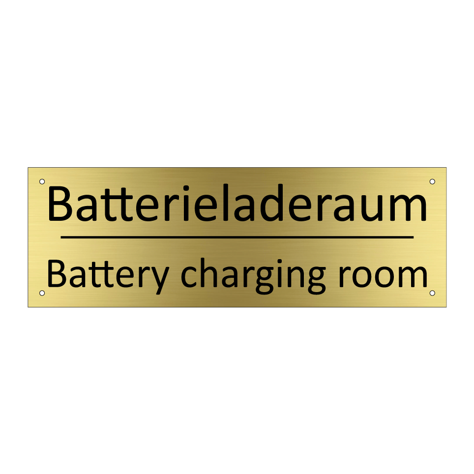 Batterieladeraum - Battery charging room