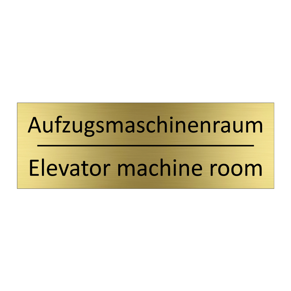 Aufzugsmaschinenraum - Elevator machine room