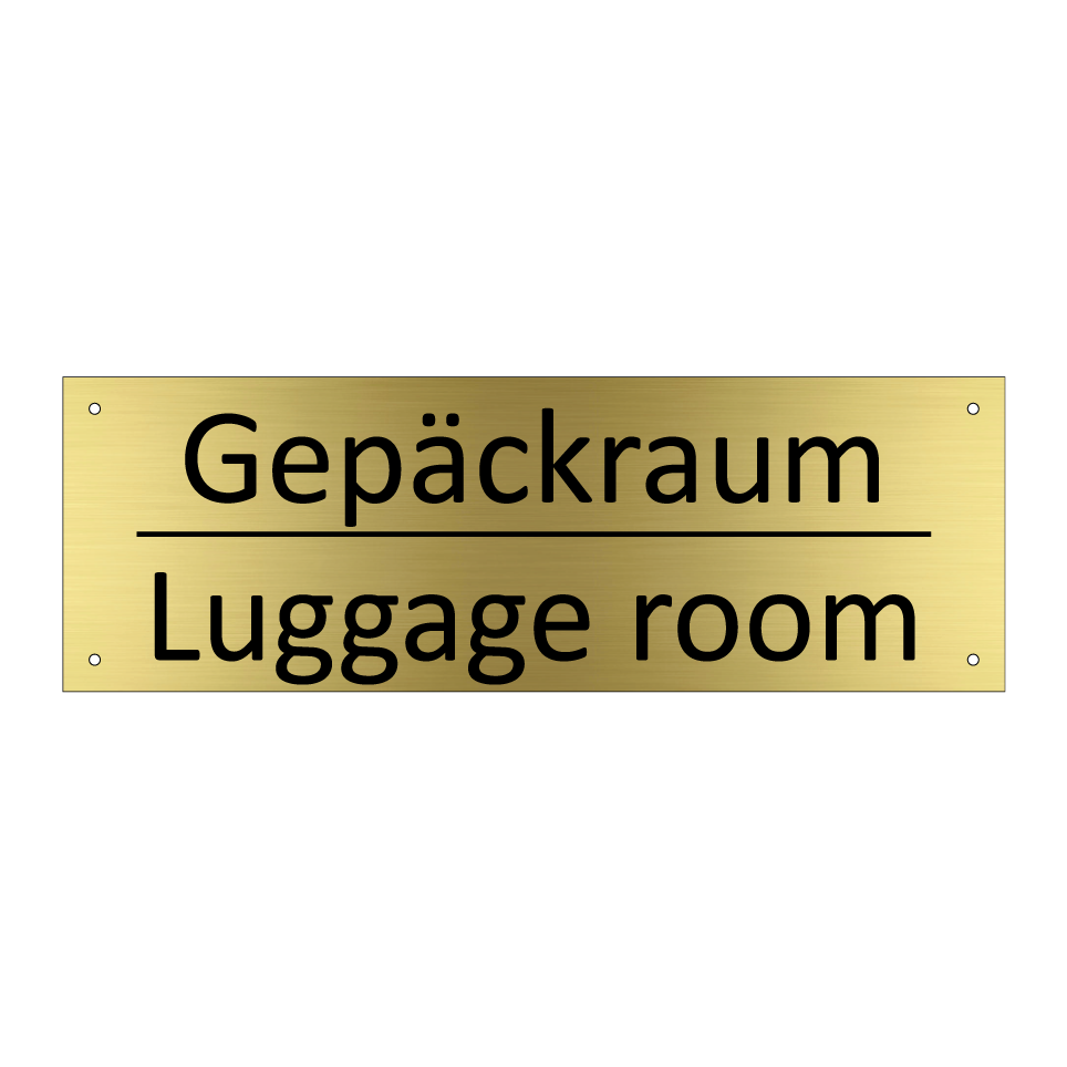 Gepäckraum - Luggage room