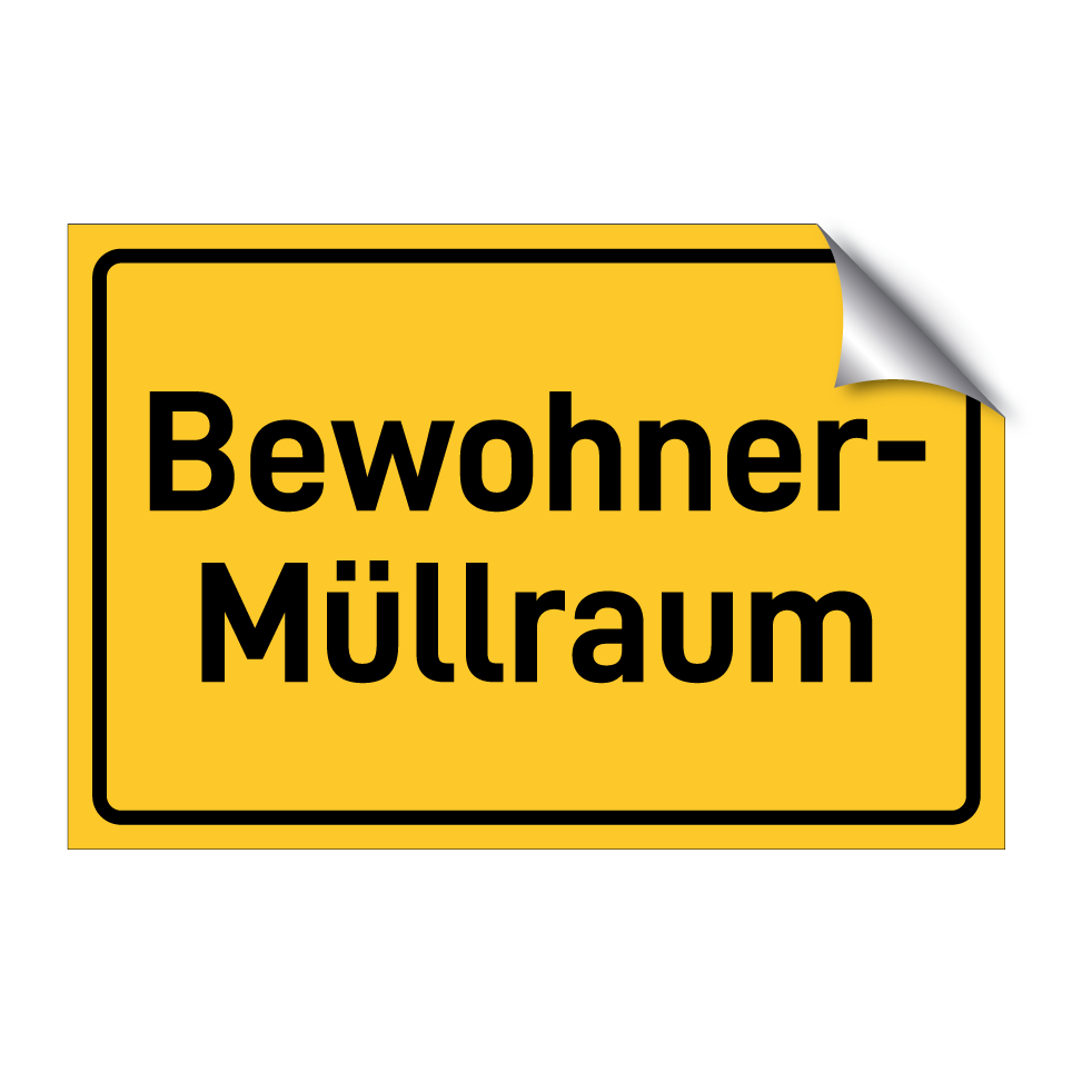 Bewohner- Müllraum