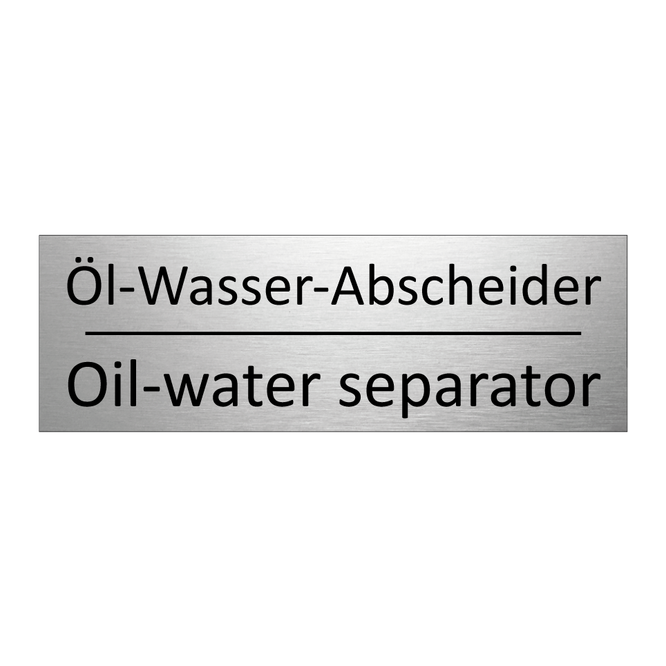 Öl-Wasser-Abscheider - Oil-water separator