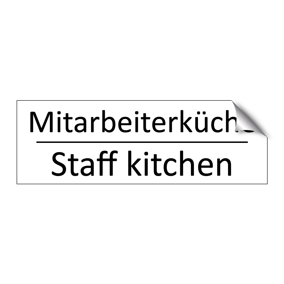 Mitarbeiterküche - Staff kitchen
