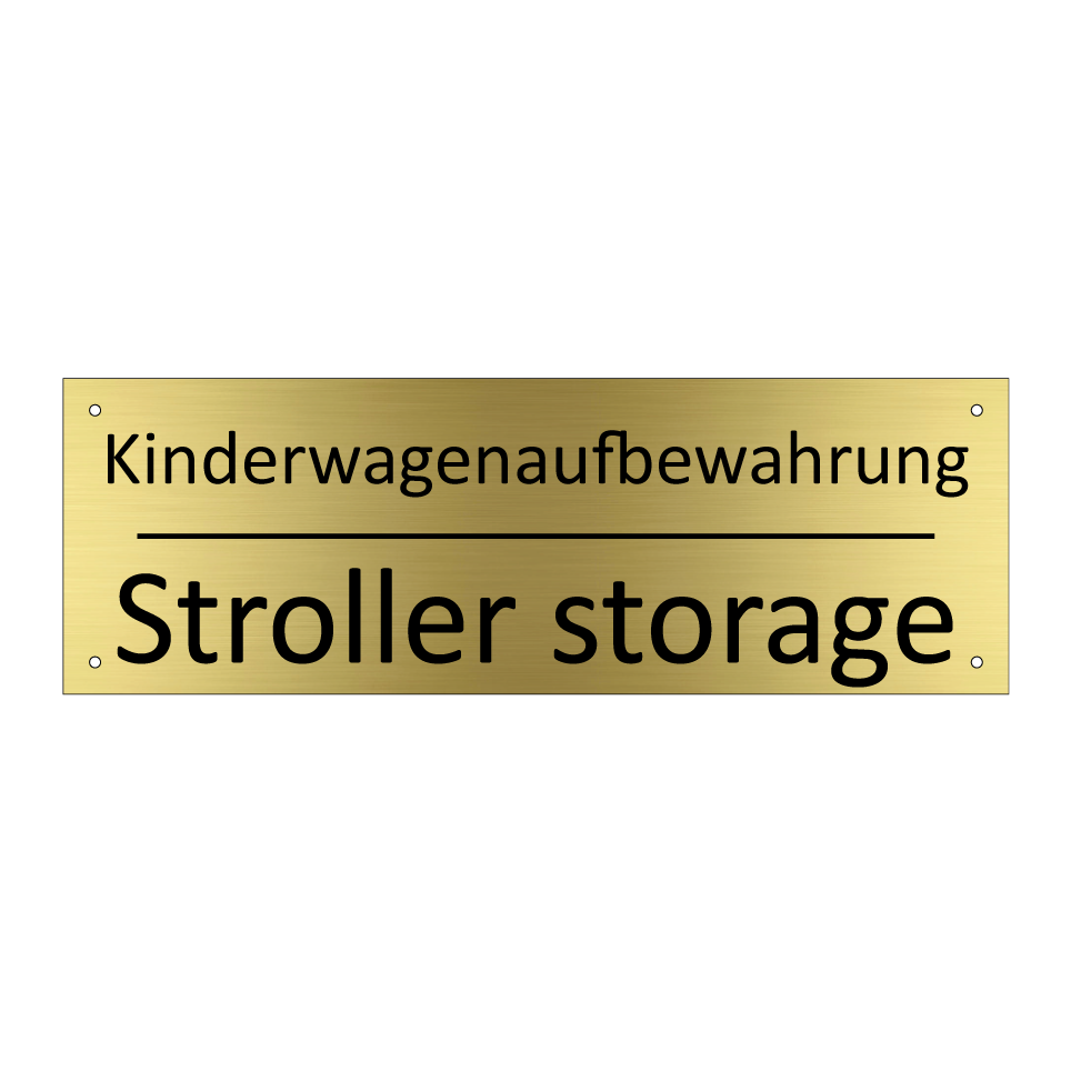 Kinderwagenaufbewahrung - Stroller storage