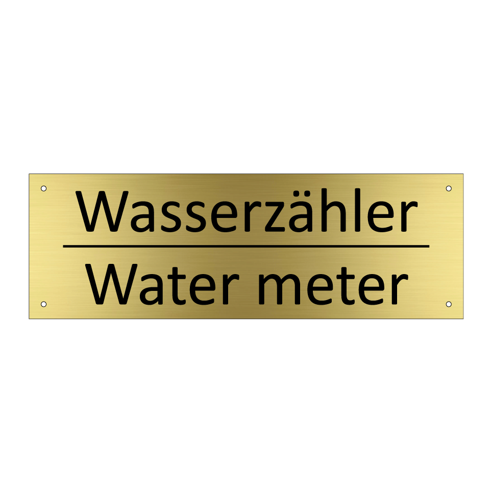 Wasserzähler - Water meter