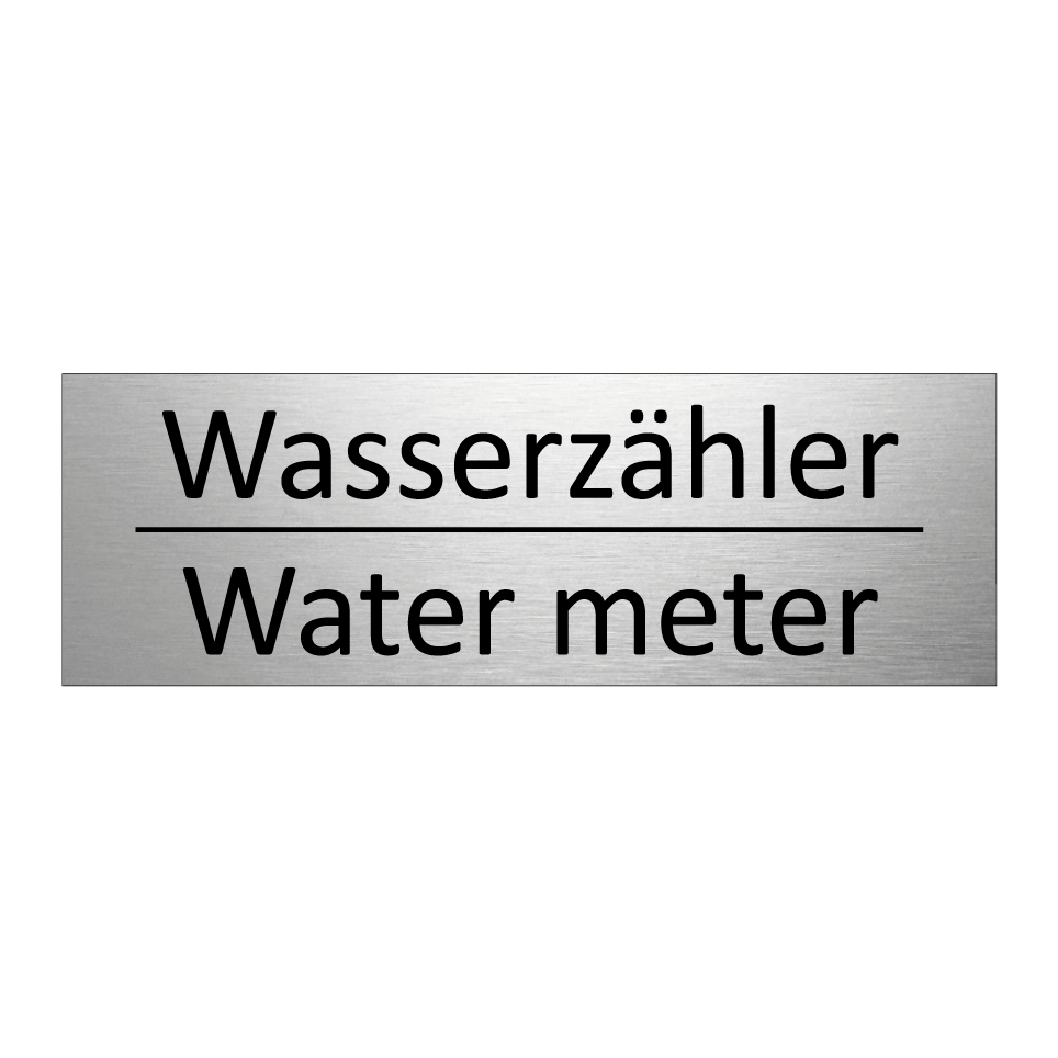 Wasserzähler - Water meter