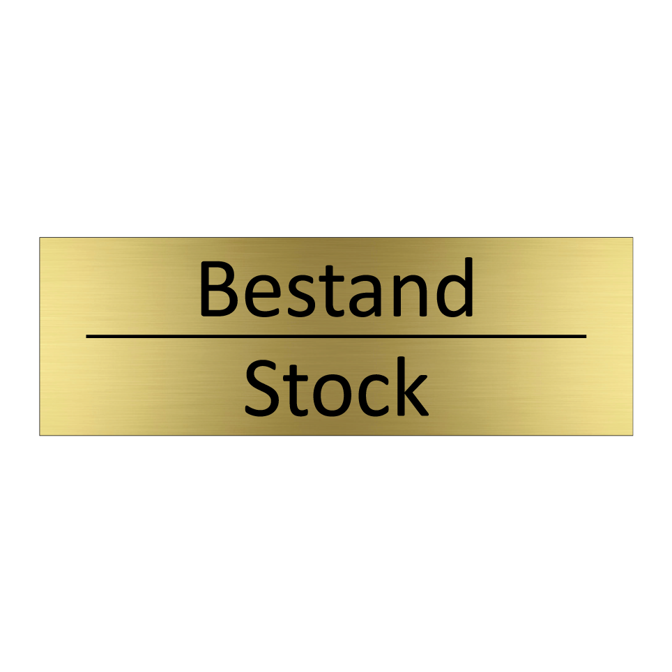 Bestand - Stock