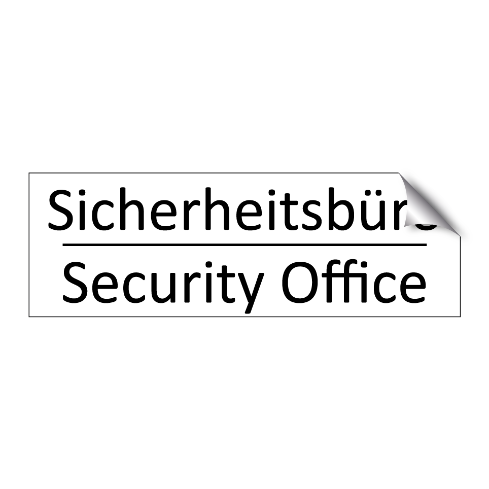 Sicherheitsbüro - Security Office