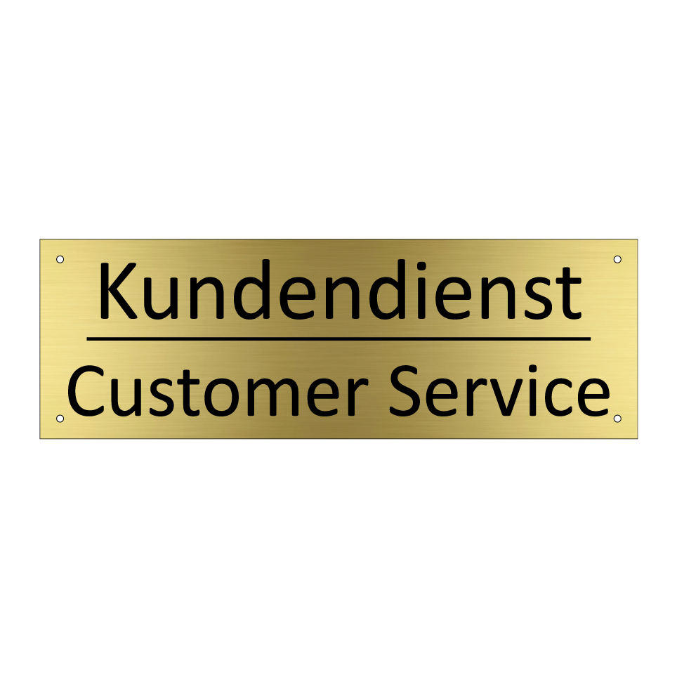 Kundendienst - Customer Service