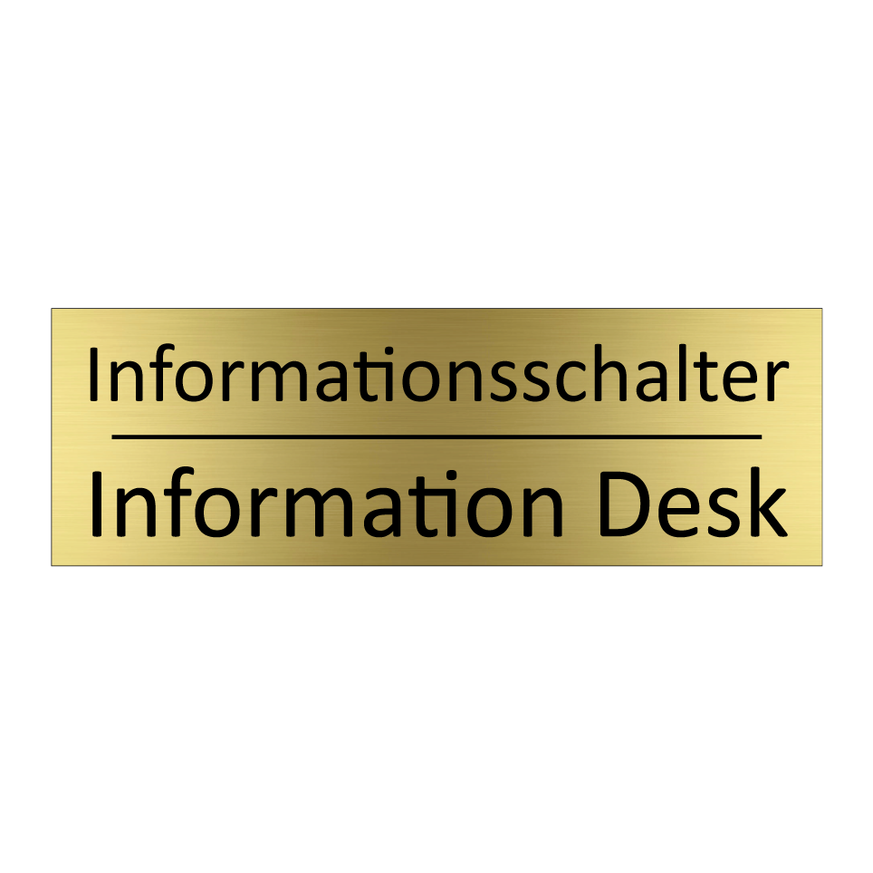Informationsschalter - Information Desk