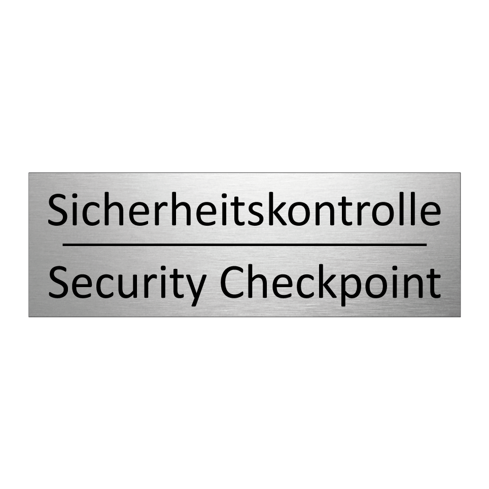 Sicherheitskontrolle - Security Checkpoint