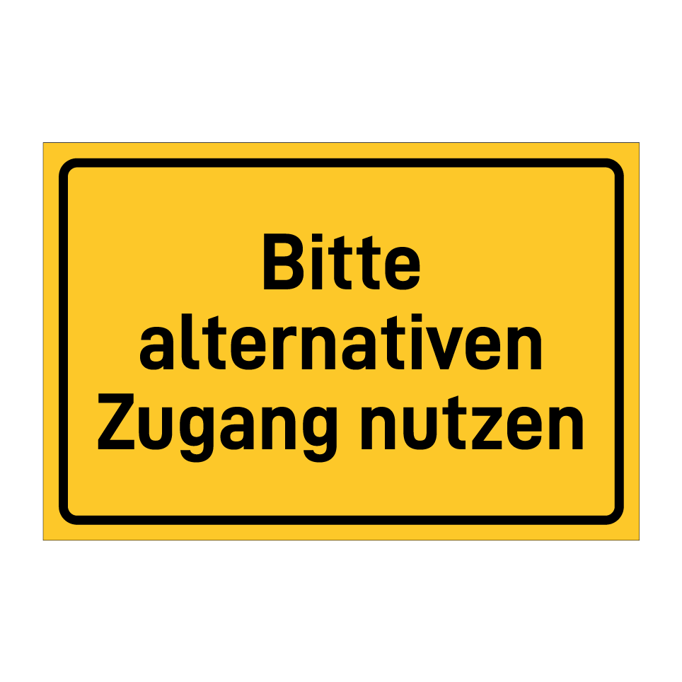 Bitte alternativen Zugang nutzen