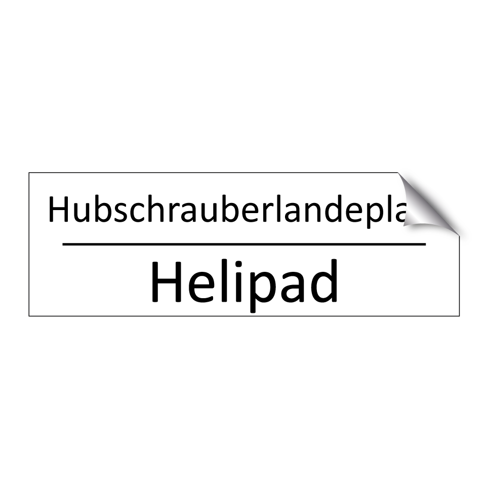 Hubschrauberlandeplatz - Helipad