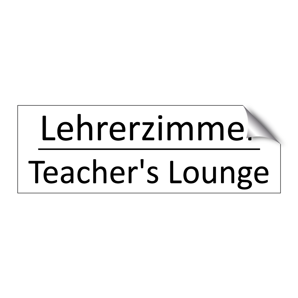 Lehrerzimmer - Teacher's Lounge