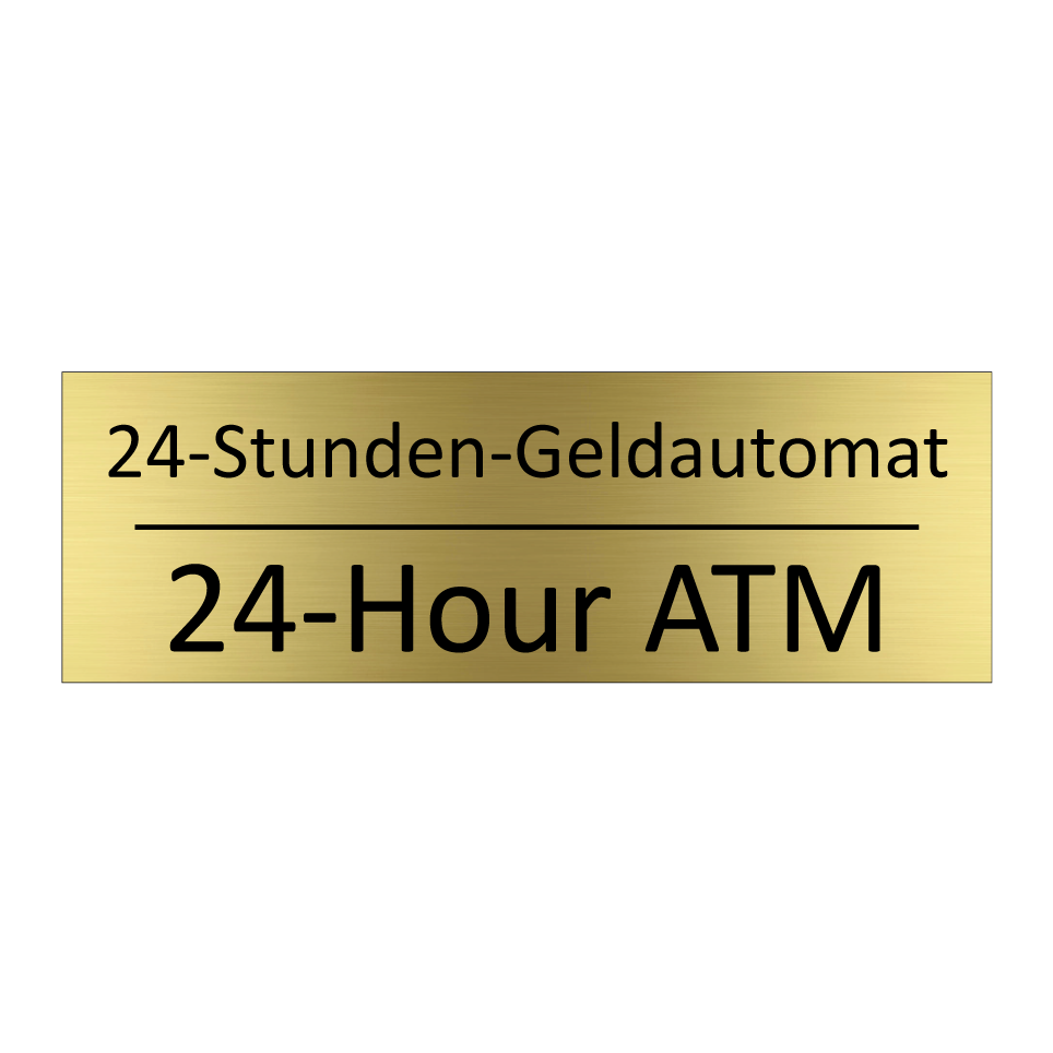 24-Stunden-Geldautomat - 24-Hour ATM
