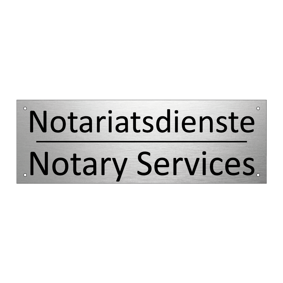 Notariatsdienste - Notary Services