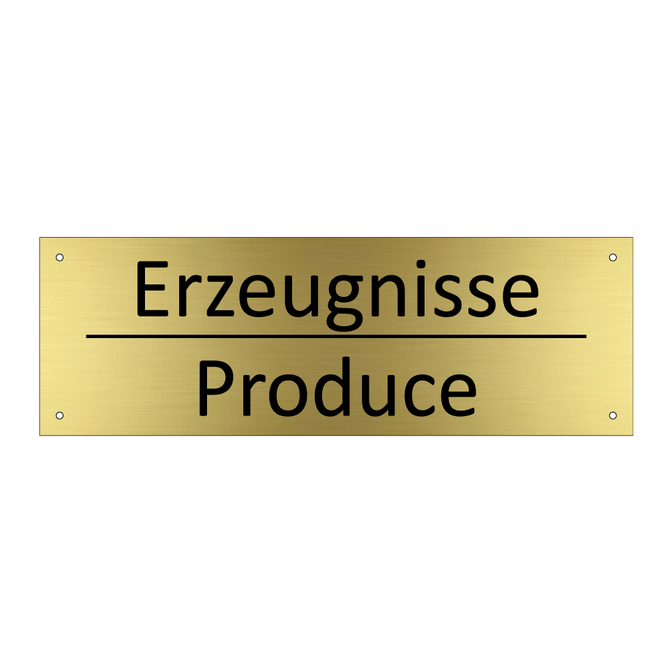 Erzeugnisse - Produce
