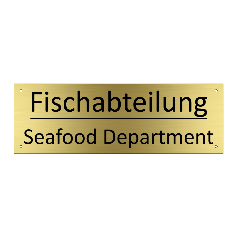 Fischabteilung - Seafood Department