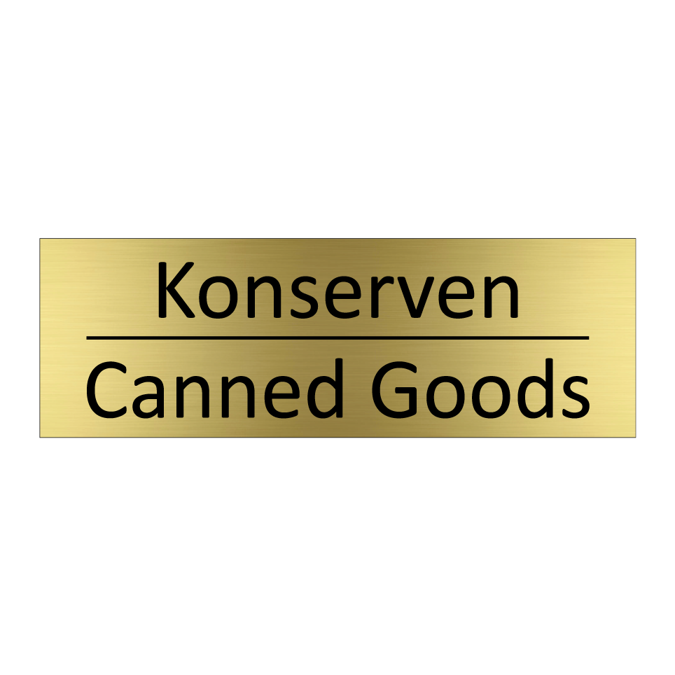 Konserven - Canned Goods