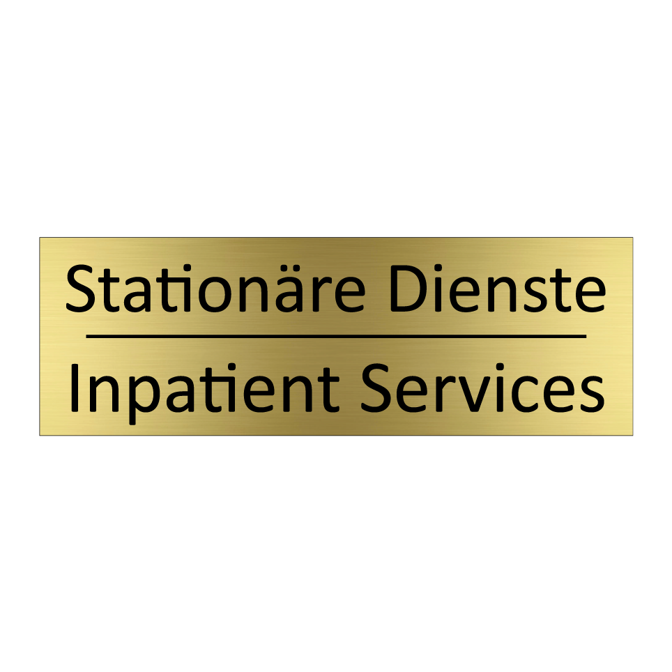 Stationäre Dienste - Inpatient Services