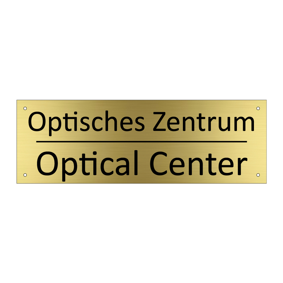 Optisches Zentrum - Optical Center
