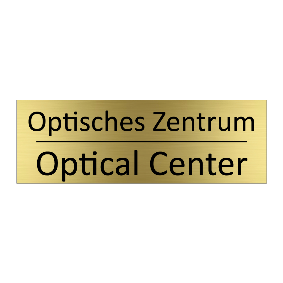 Optisches Zentrum - Optical Center