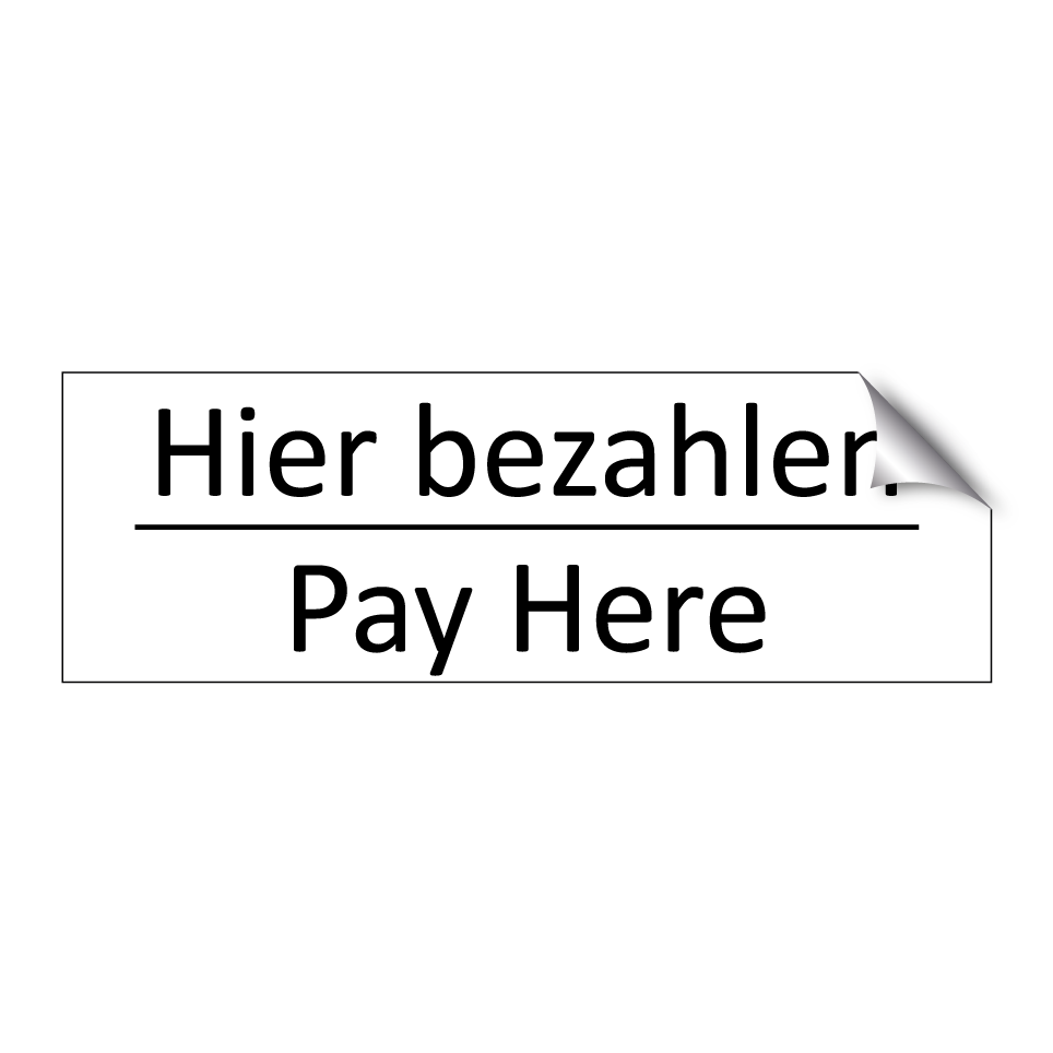 Hier bezahlen - Pay Here