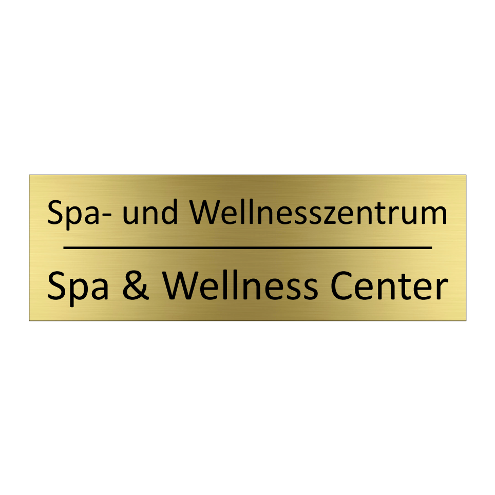 Spa- und Wellnesszentrum - Spa & Wellness Center