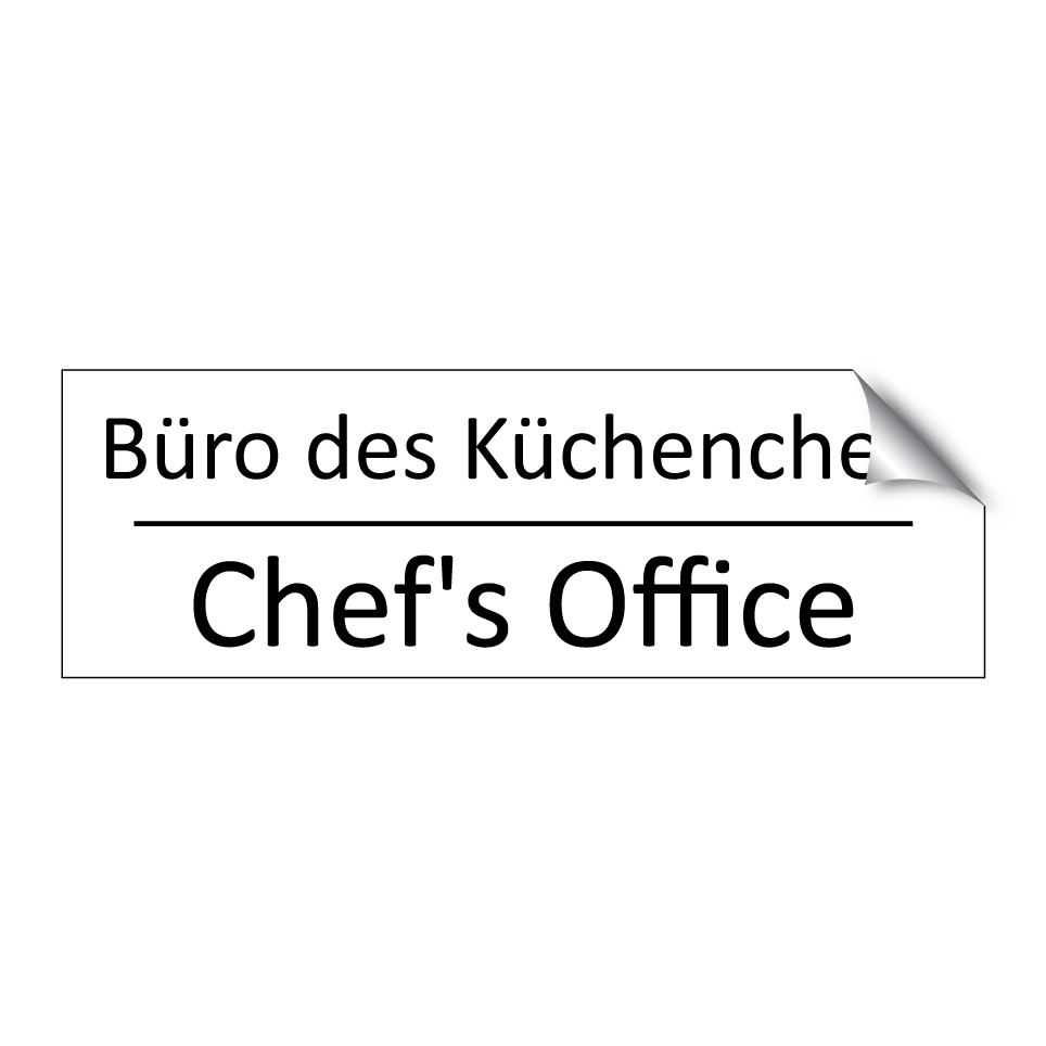 Büro des Küchenchefs - Chef's Office