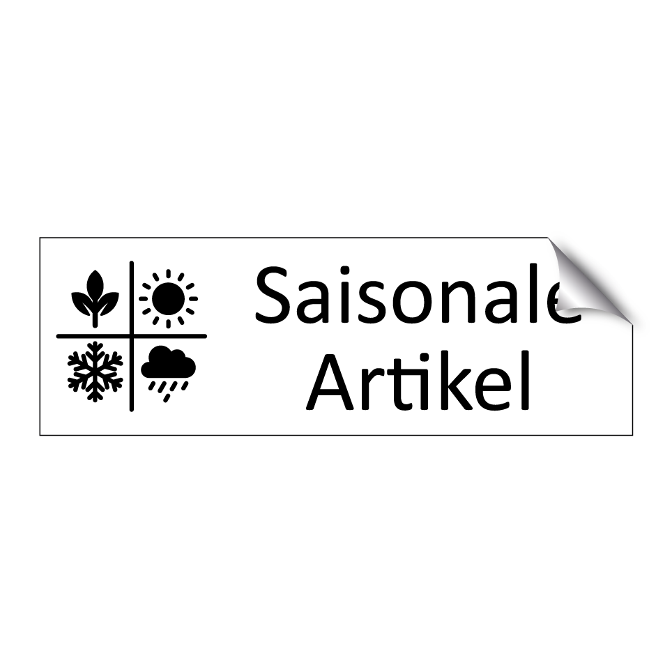 Saisonale Artikel