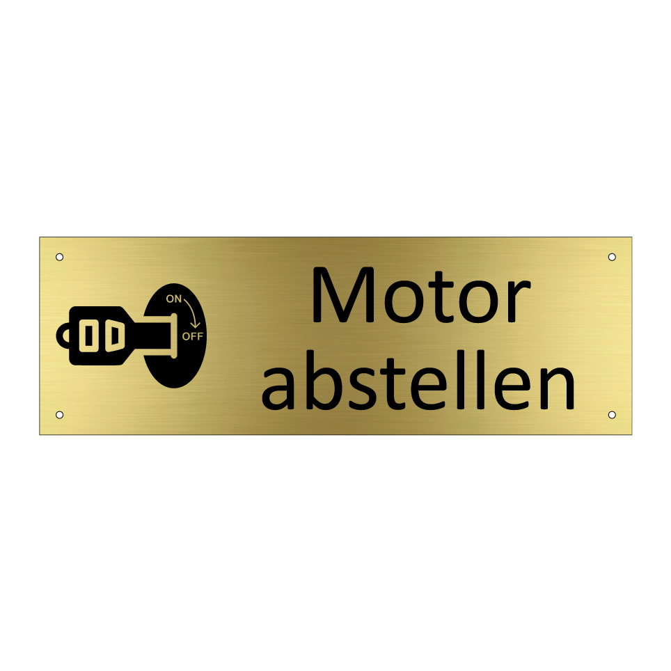 Motor abstellen