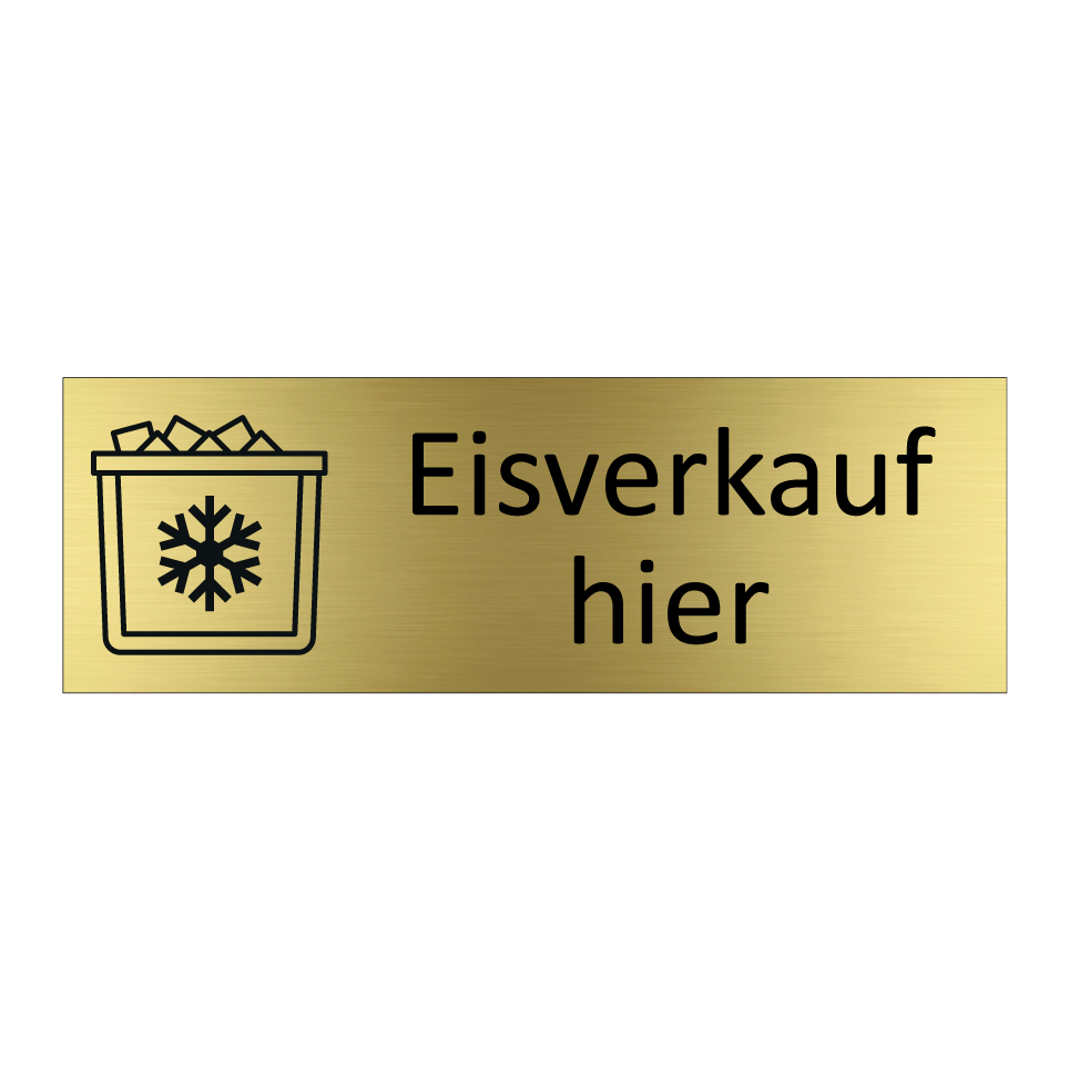 Eisverkauf hier