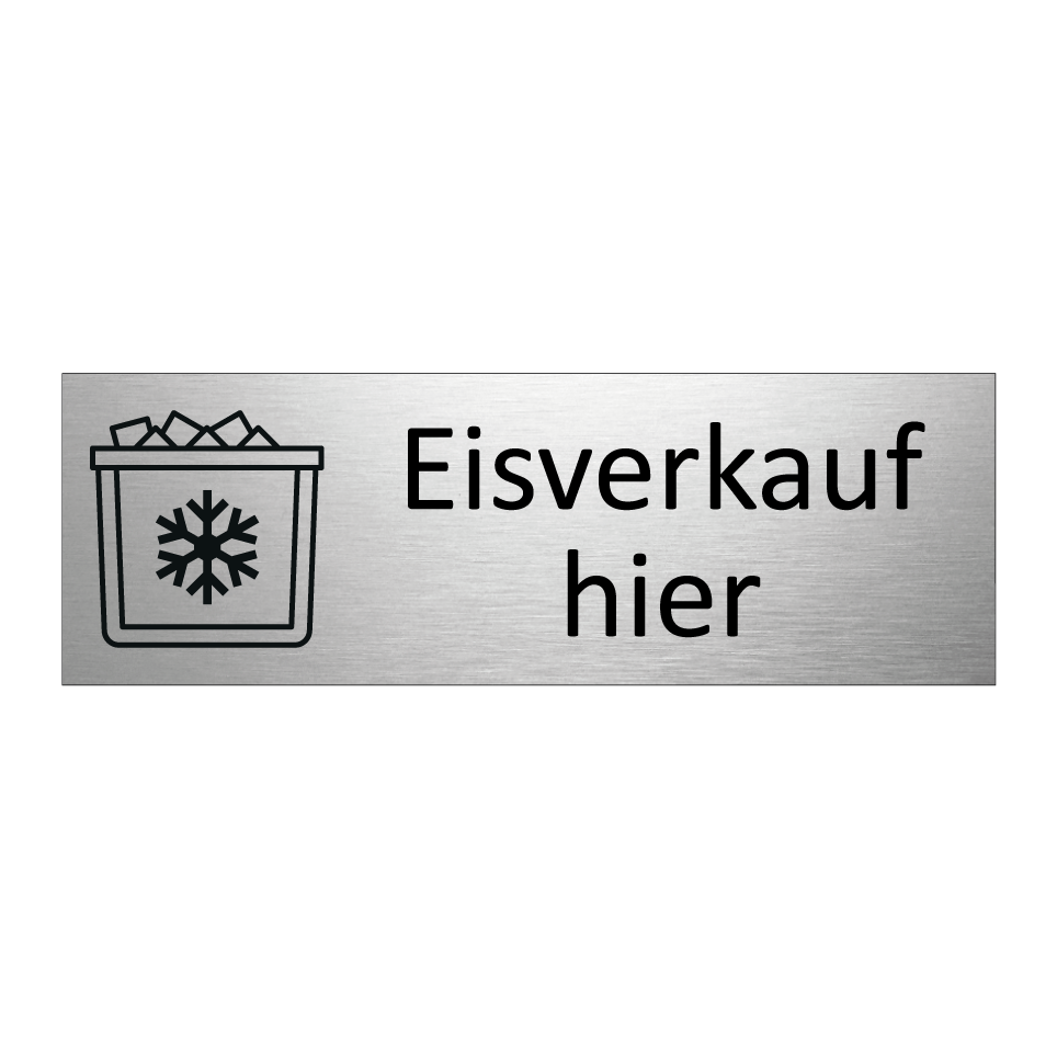Eisverkauf hier