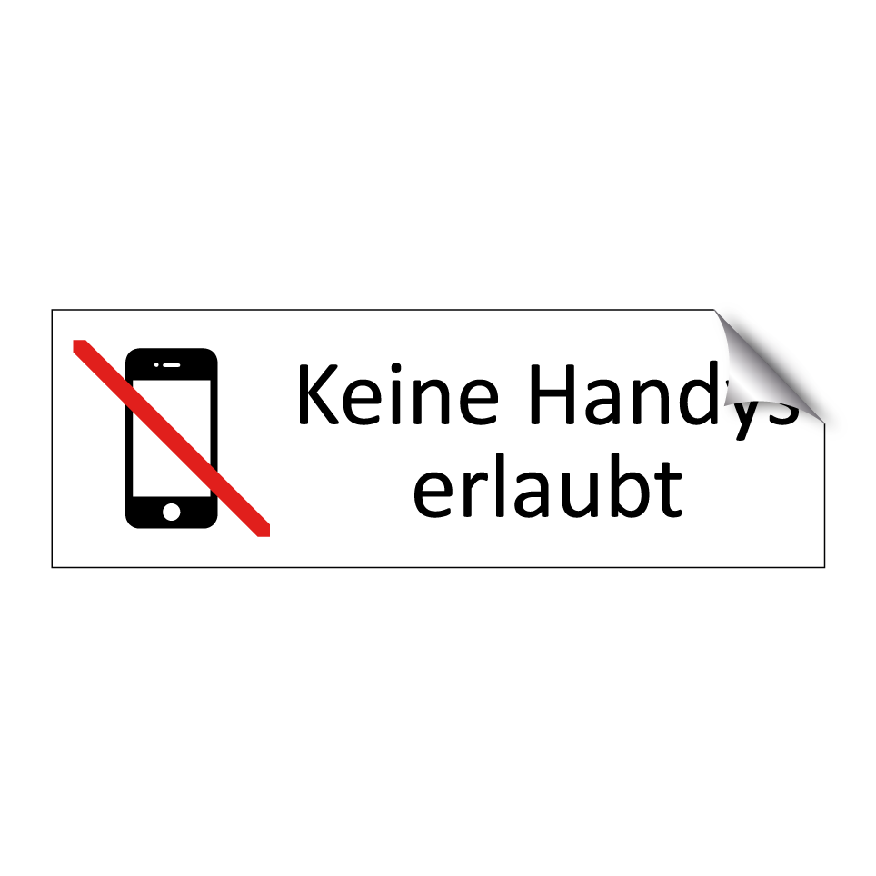 Keine Handys erlaubt
