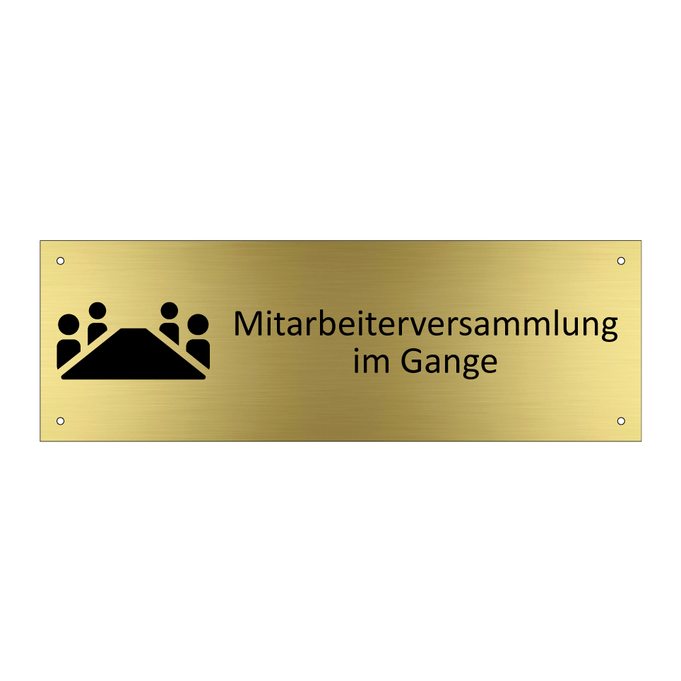 Mitarbeiterversammlung im Gange