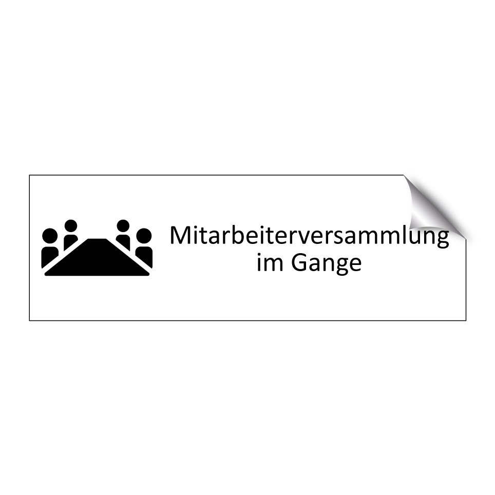 Mitarbeiterversammlung im Gange