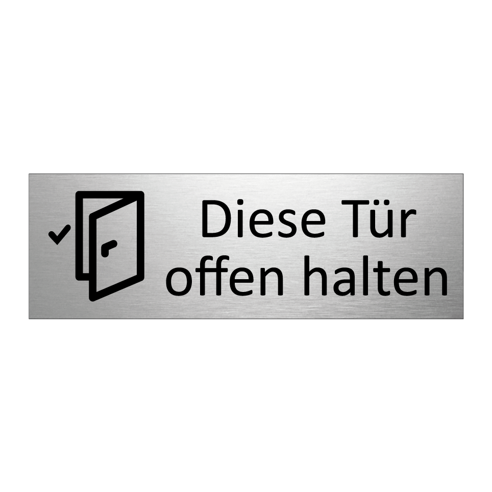 Diese Tür offen halten