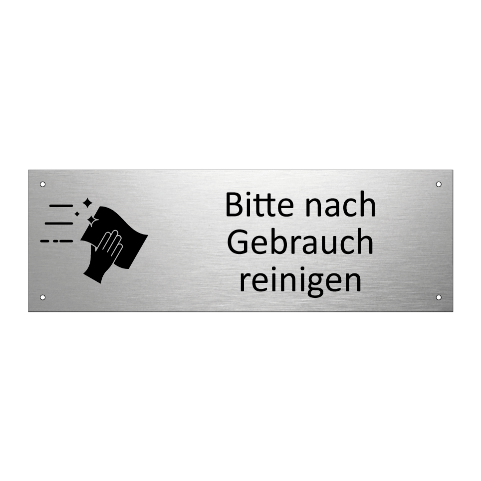 Bitte nach Gebrauch reinigen