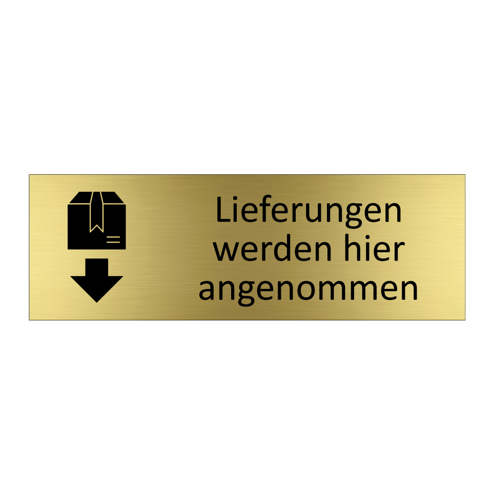 Lieferungen werden hier angenommen
