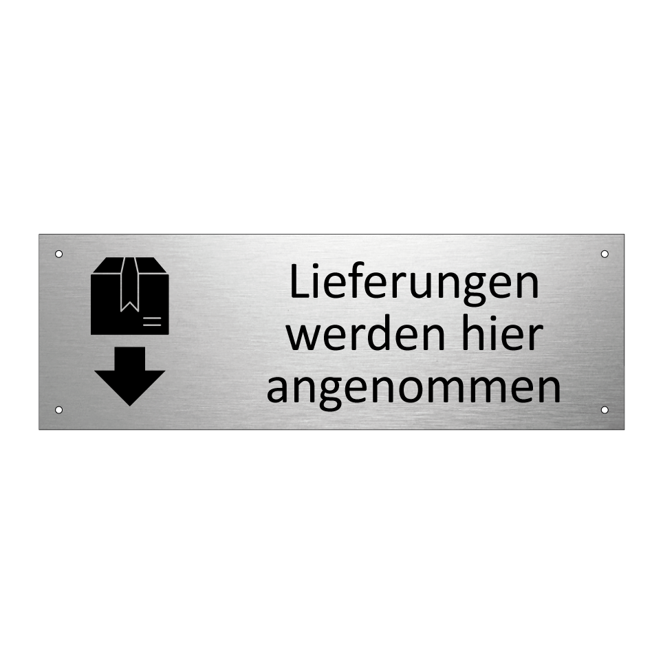 Lieferungen werden hier angenommen