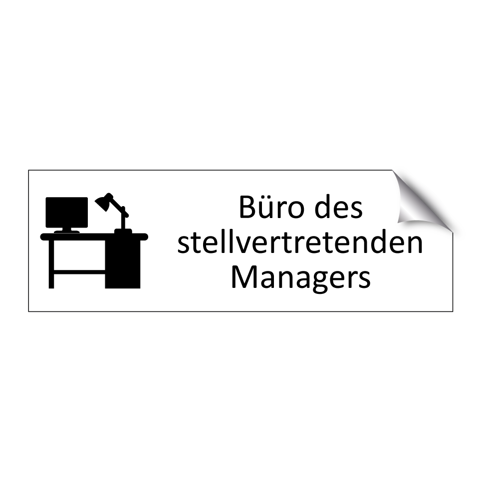 Büro des stellvertretenden Managers