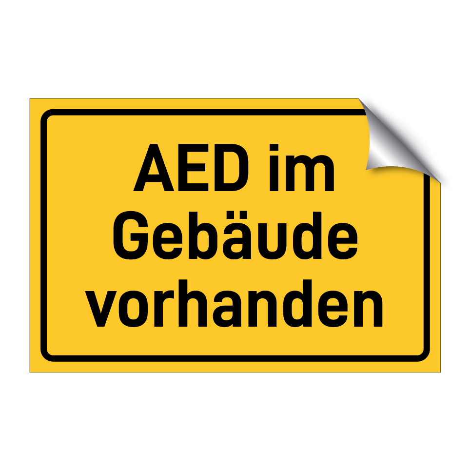 AED im Gebäude vorhanden