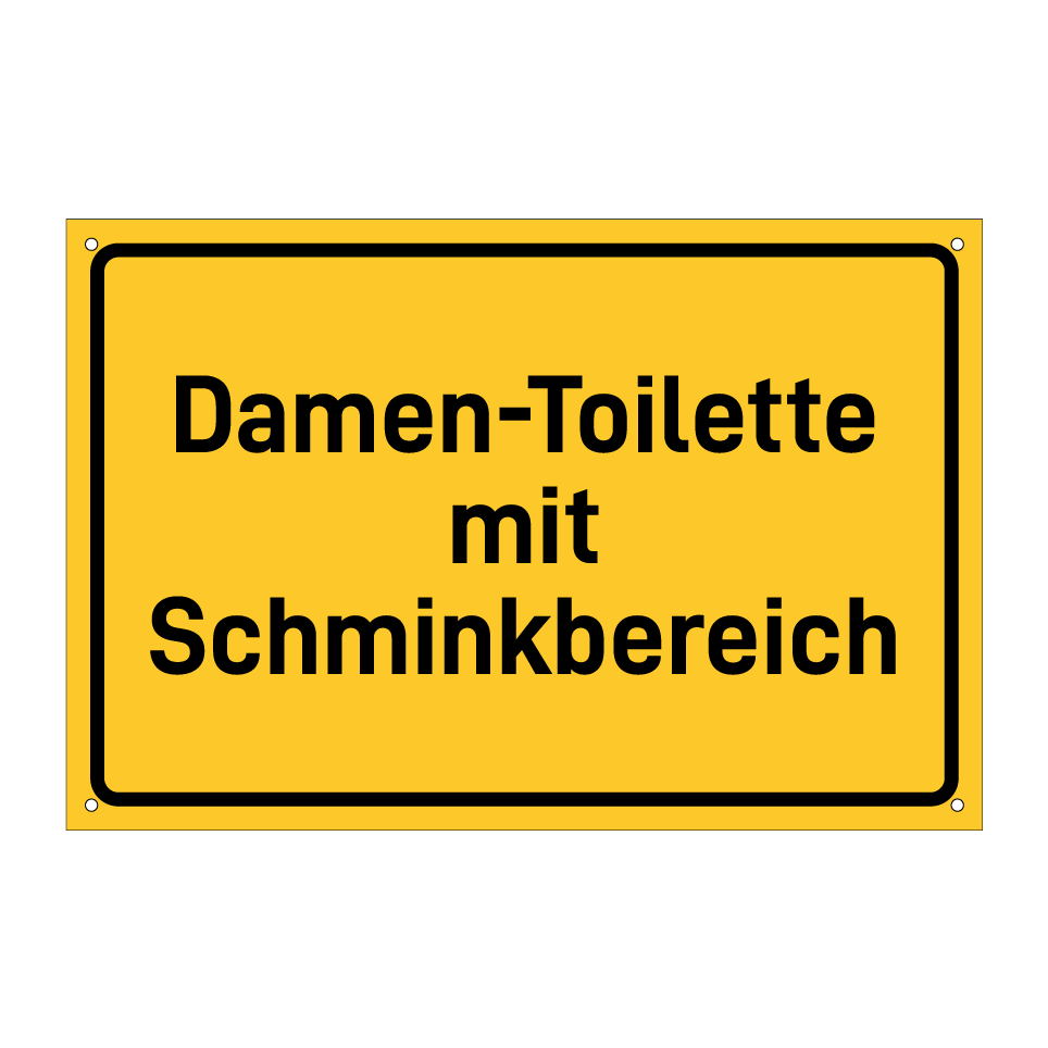 Damen-Toilette mit Schminkbereich