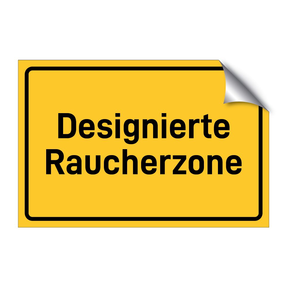Designierte Raucherzone