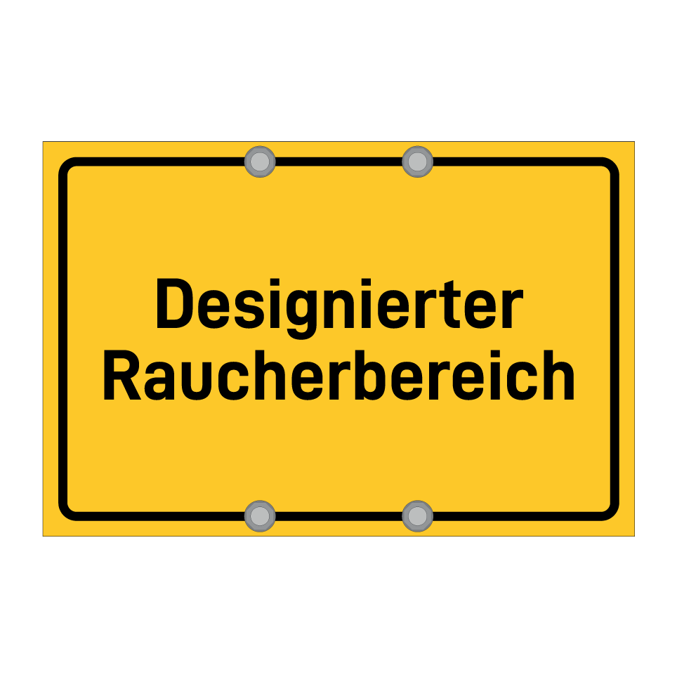 Designierter Raucherbereich