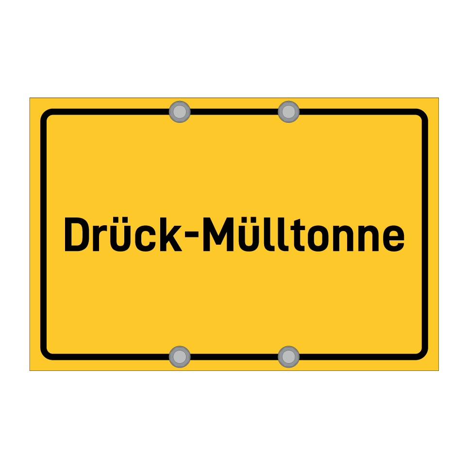 Drück-Mülltonne