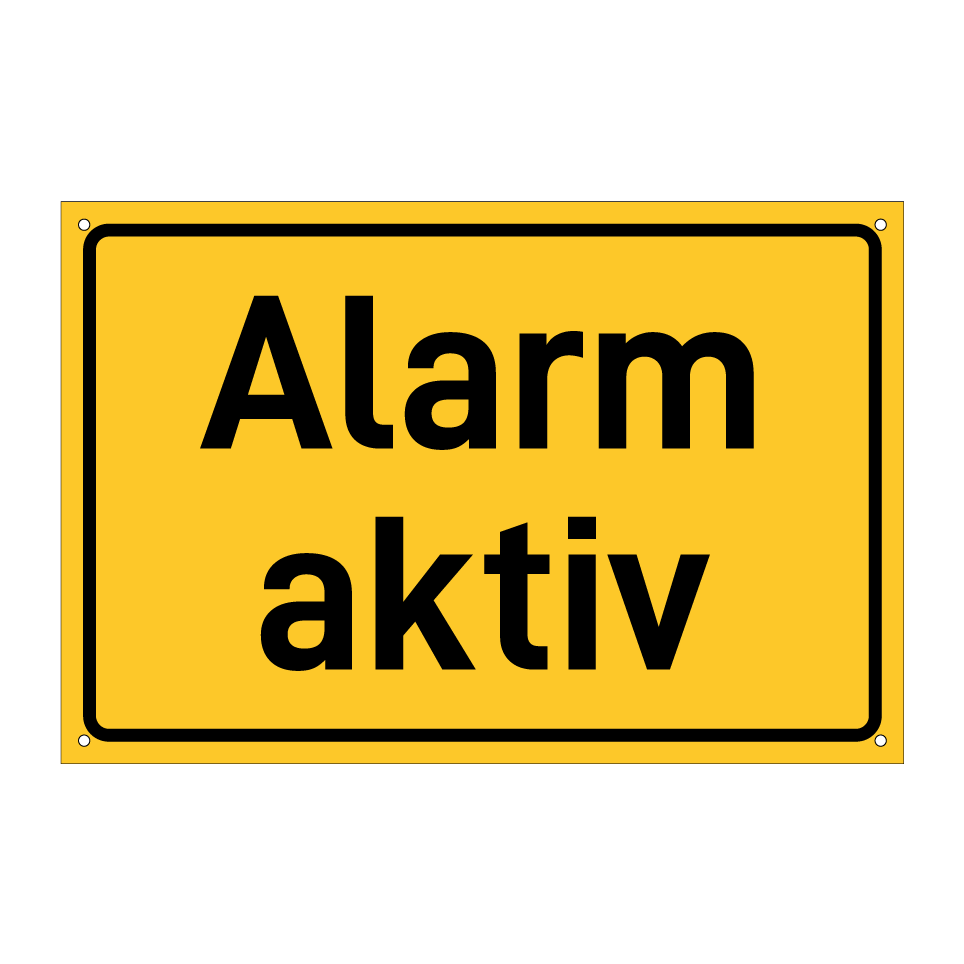 Alarm aktiv
