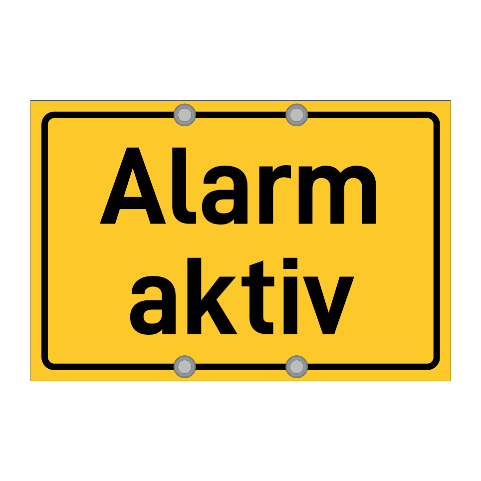 Alarm aktiv