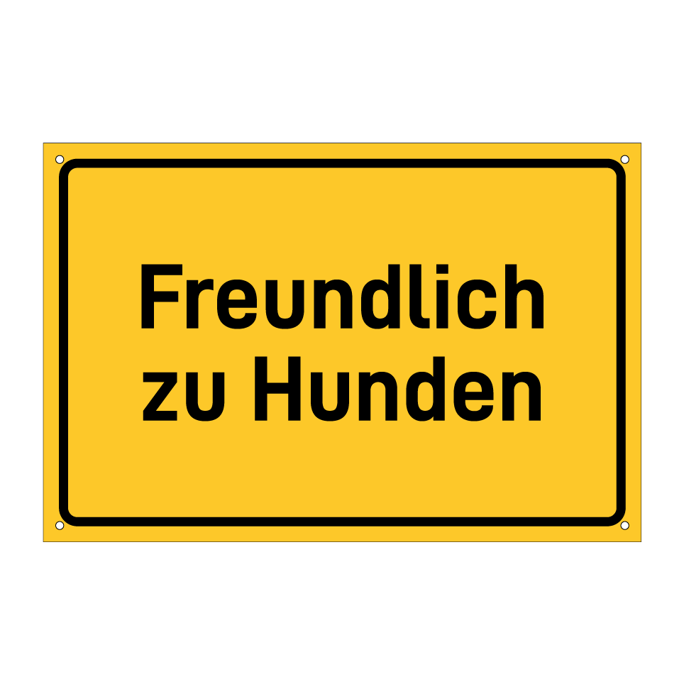 Freundlich zu Hunden